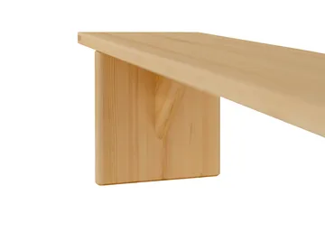 Banco 012 Kolmio Bench - Pino aceitado y encerado mate, 176x42x45 cm - Vaarnii