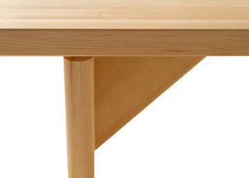 Banco 012 Kolmio Bench - Pino aceitado y encerado mate, 227×42×45 cm - Vaarnii