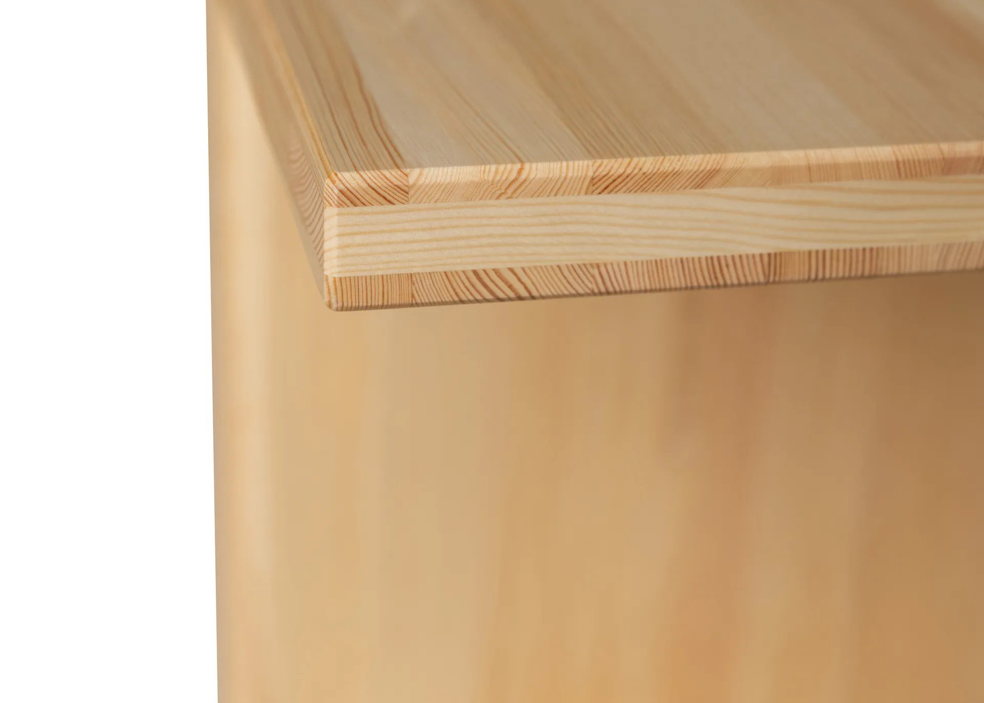 Banco 012 Kolmio Bench, Pino aceitado y encerado mate, 227×42×45 cm Vaarnii