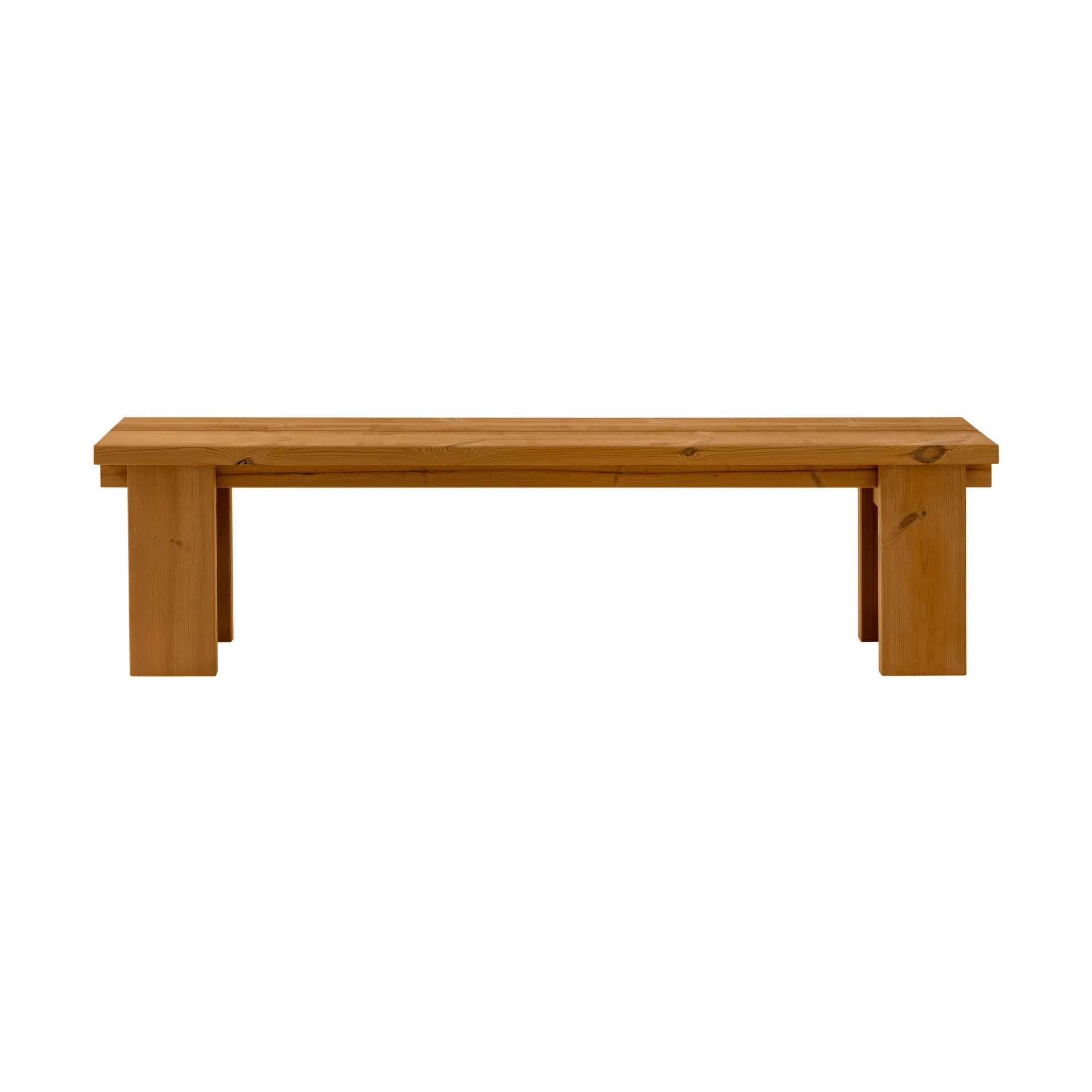 Banco 013 Osa Outdoor Bench, Pino termotratado, 182×37×49 cm Vaarnii