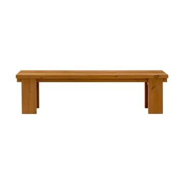 Banco 013 Osa Outdoor Bench - Pino termotratado, 182×37×49 cm - Vaarnii