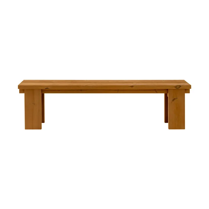 Banco 013 Osa Outdoor Bench - Pino termotratado, 182×37×49 cm - Vaarnii