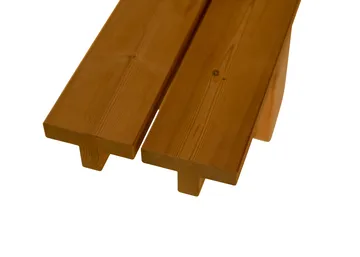 Banco 013 Osa Outdoor Bench - Pino termotratado, 182×37×49 cm - Vaarnii