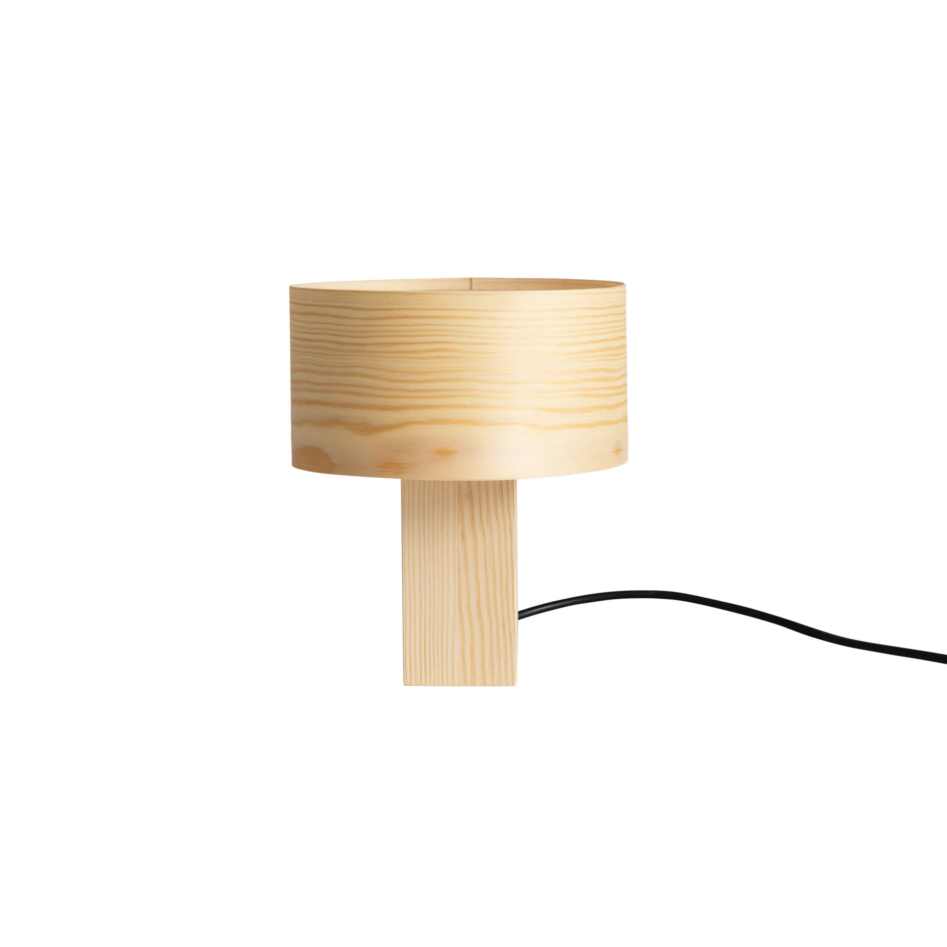 Lámpara de mesa 018 Hoop Table Lamp, Pino aceitado y encerado mate, 23 cm Vaarnii