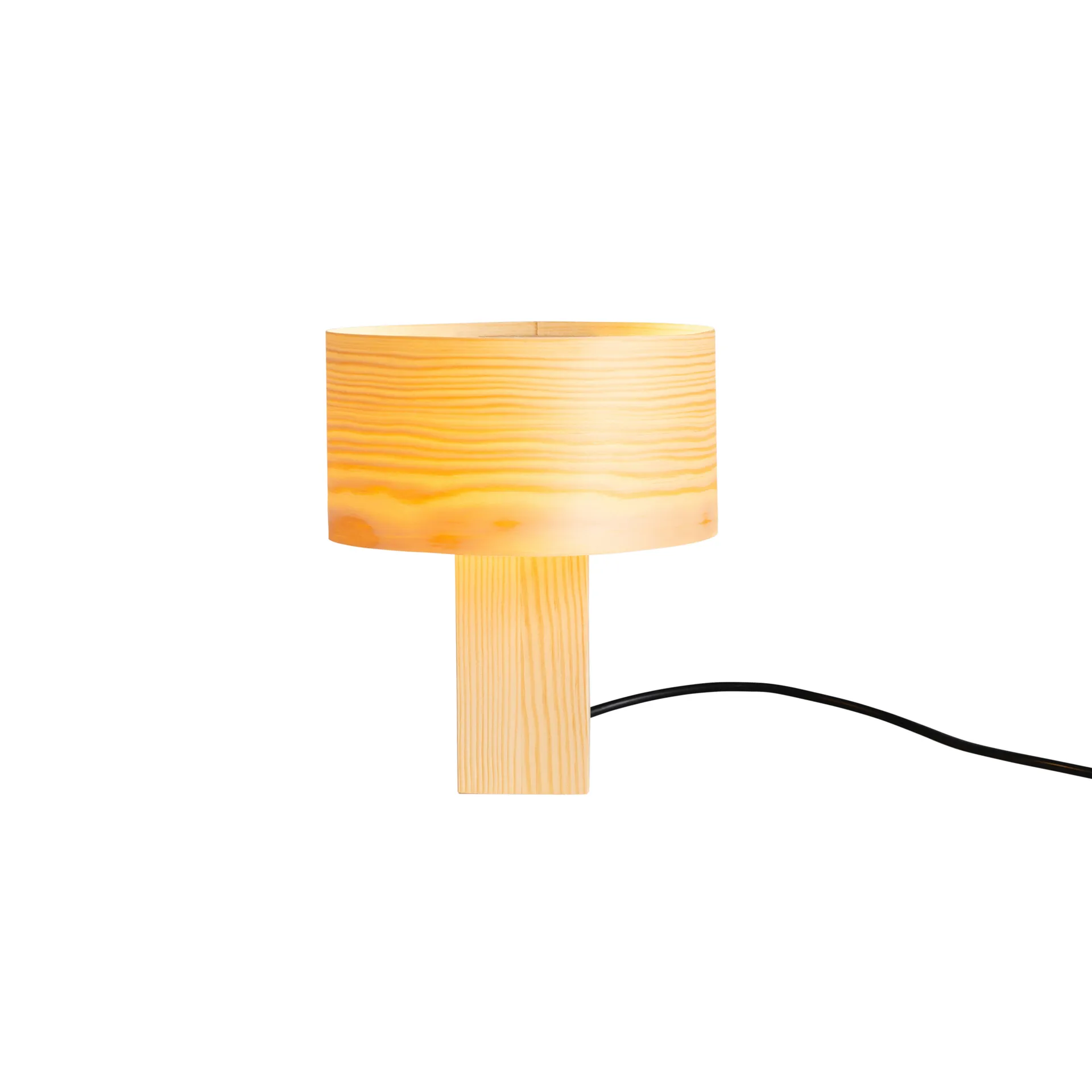 Lámpara de mesa 018 Hoop Table Lamp, Pino aceitado y encerado mate, 23 cm Vaarnii