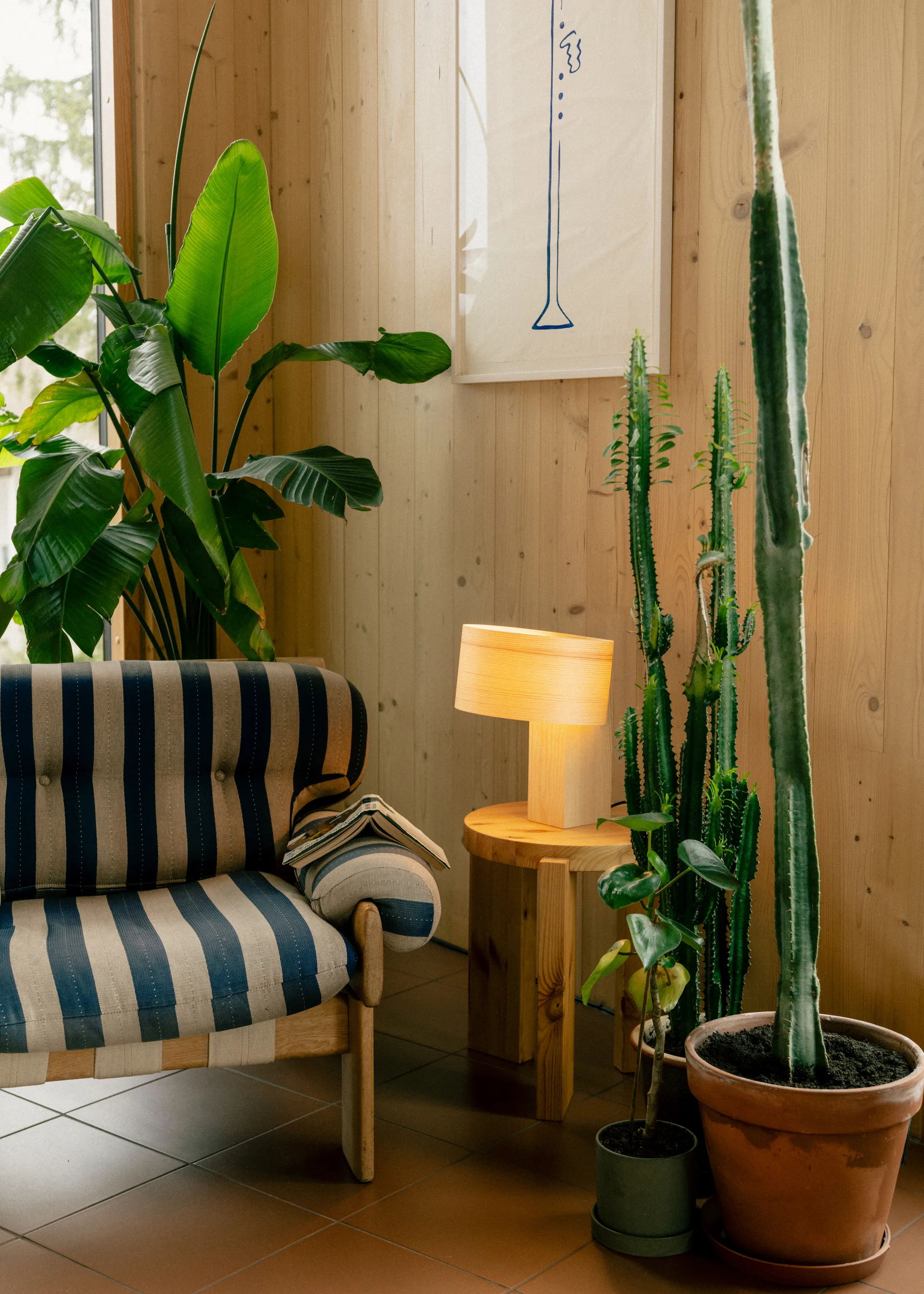 Lámpara de mesa 018 Hoop Table Lamp, Pino aceitado y encerado mate, 23 cm Vaarnii