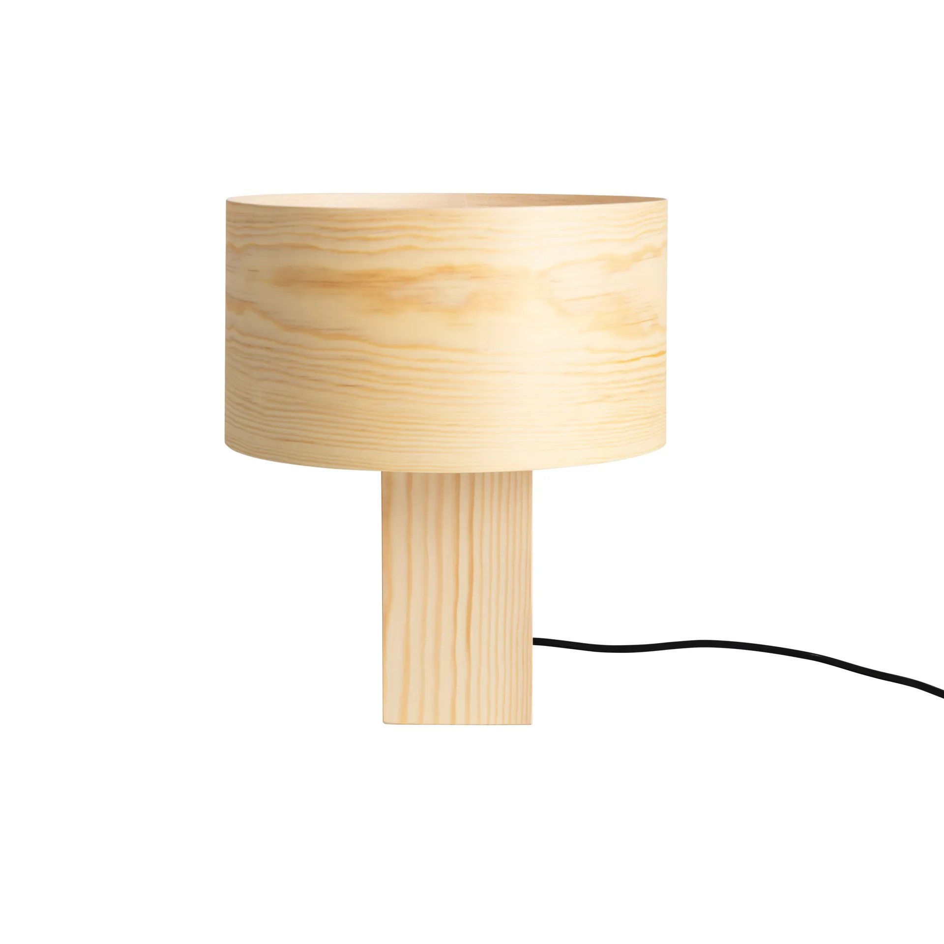 Lámpara de mesa 018 Hoop Table Lamp, Pino aceitado y encerado mate, 34 cm Vaarnii