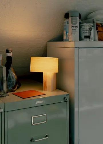 Lámpara de mesa 018 Hoop Table Lamp - Pino aceitado y encerado mate, 34 cm - Vaarnii