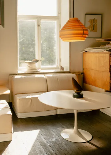 Lámpara de techo 1001 Hans Pendant - Pino aceitado y encerado mate, Ø38 cm - Vaarnii