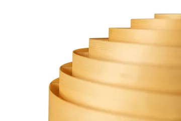 Lámpara de techo 1002 Hans Pendant - Pino aceitado y encerado mate, Ø46 cm - Vaarnii