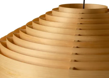 Lámpara de techo 1003 Hans Pendant - Pino aceitado y encerado mate, Ø60 cm - Vaarnii