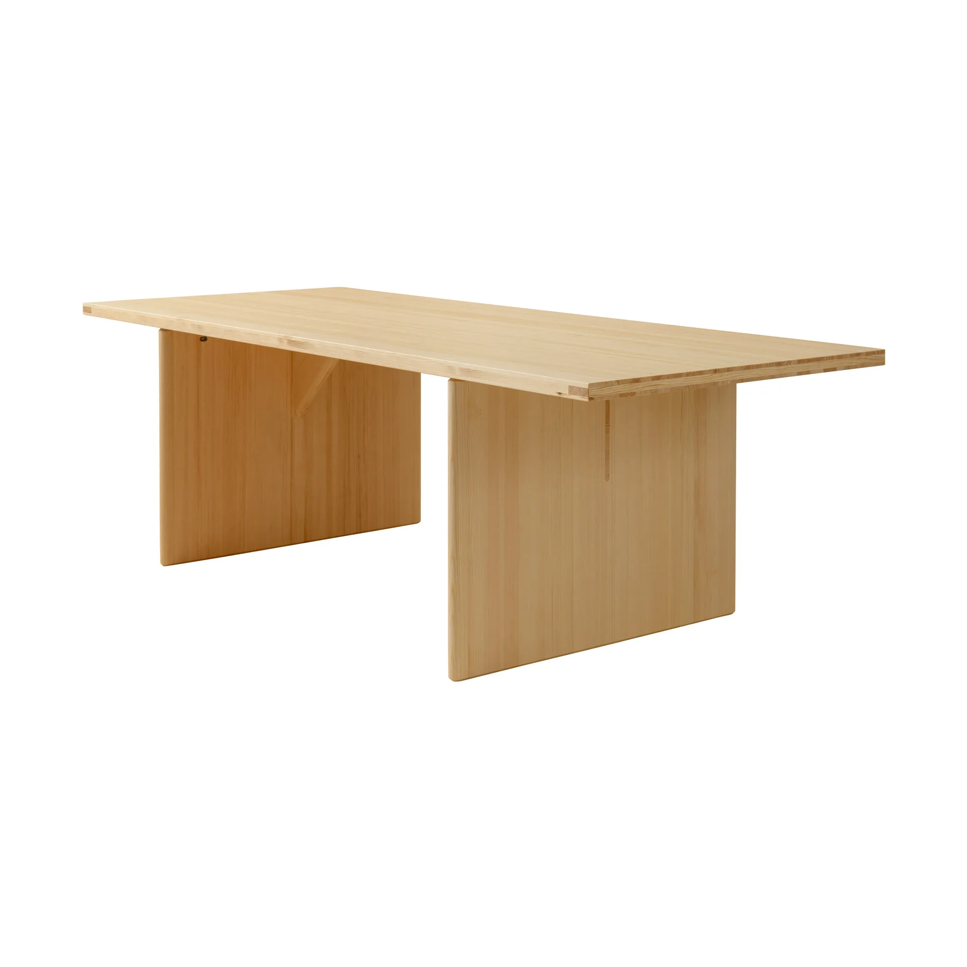 Mesa 012 Kolmio Dining Table, Pino aceitado y encerado mate, 227×95×72 cm Vaarnii