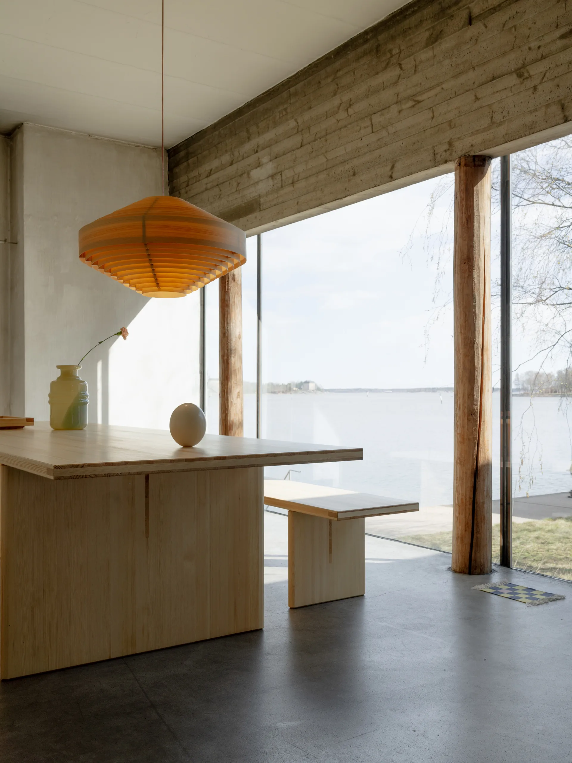 Mesa 012 Kolmio Dining Table, Pino aceitado y encerado mate, 305x99x72 cm Vaarnii