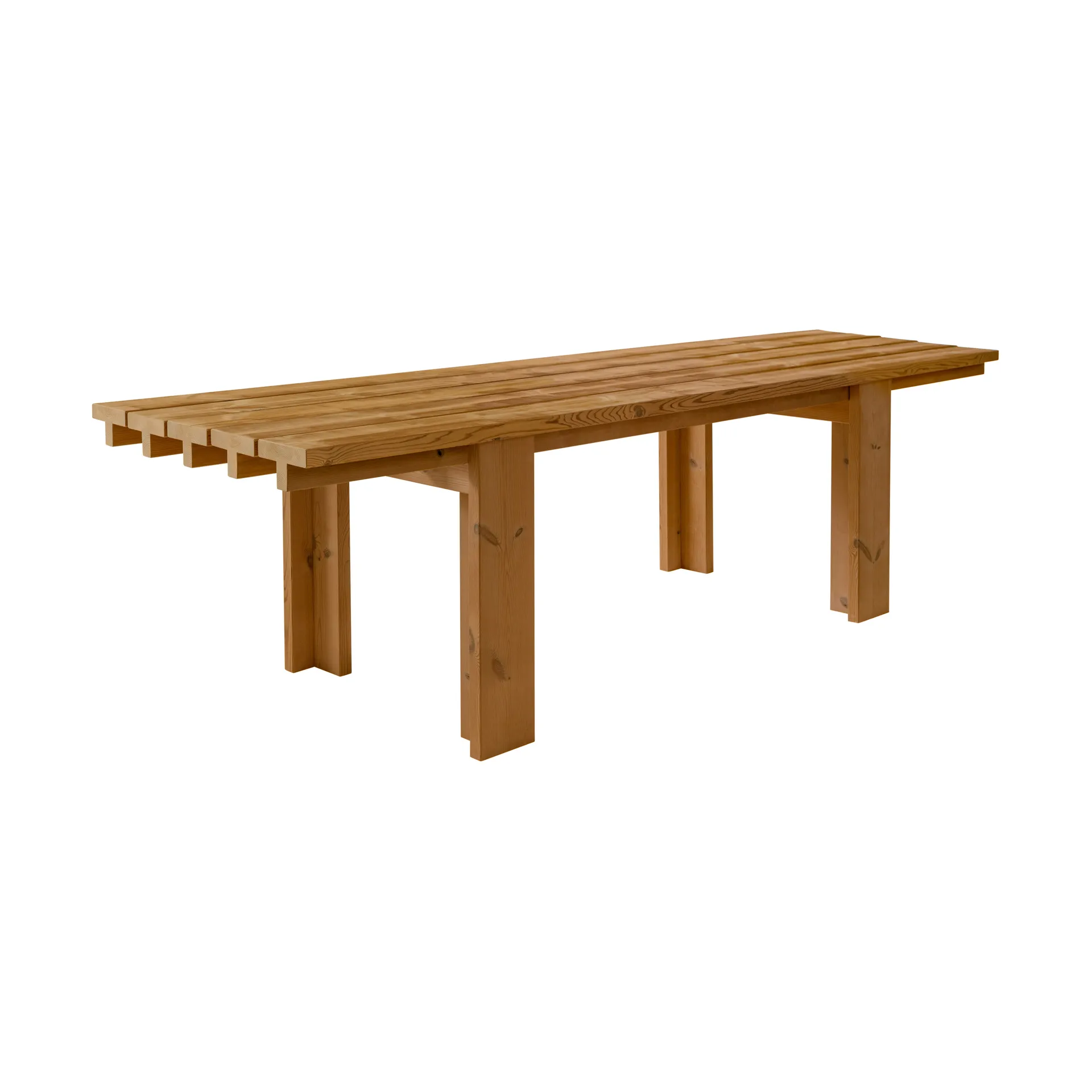 Mesa 013 Osa Outdoor Table, Pino termotratado, 270×94×78 cm Vaarnii