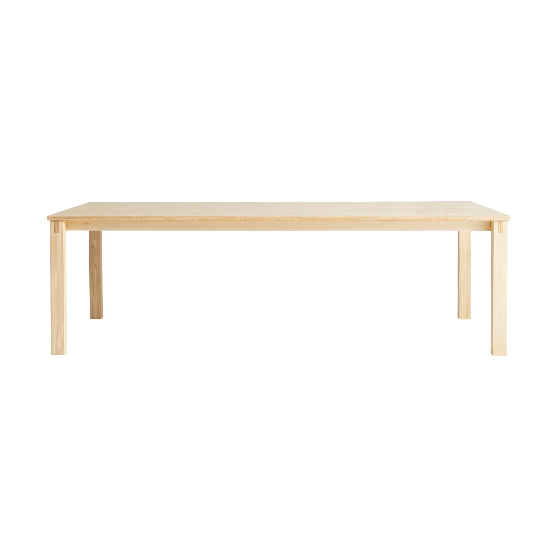 Mesa 016 Maasto Table, Pino aceitado y encerado mate, 245x90 cm Vaarnii