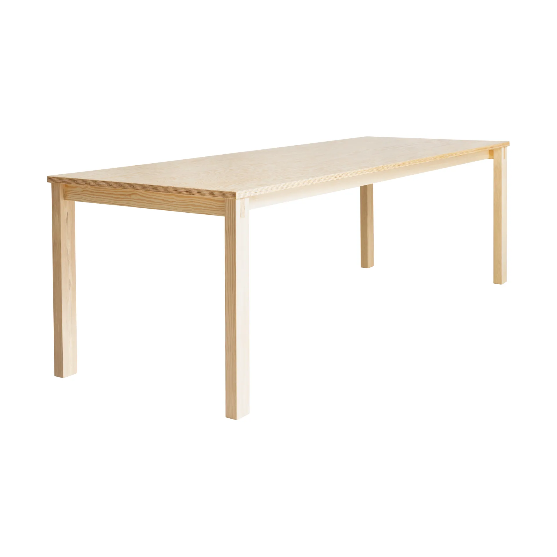 Mesa 016 Maasto Table, Pino aceitado y encerado mate, 245x90 cm Vaarnii