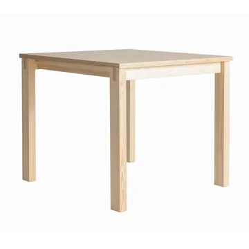 Mesa 016 Maasto Table - Pino aceitado y encerado mate, 90x90x75 cm - Vaarnii