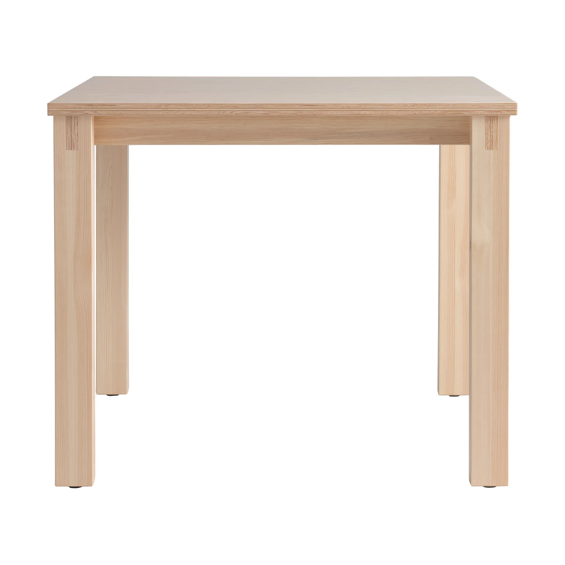 Mesa 016 Maasto Table, Pino aceitado y encerado mate, 90x90x75 cm Vaarnii