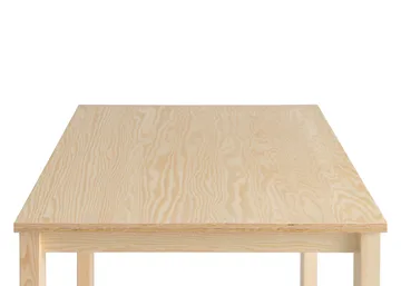 Mesa 016 Maasto Table - Pino aceitado y encerado mate, 90x90x75 cm - Vaarnii