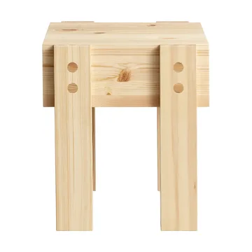Mesa auxiliar 003 Stilts Side Table - Pino aceitado y encerado mate 40x36x45 cm - Vaarnii