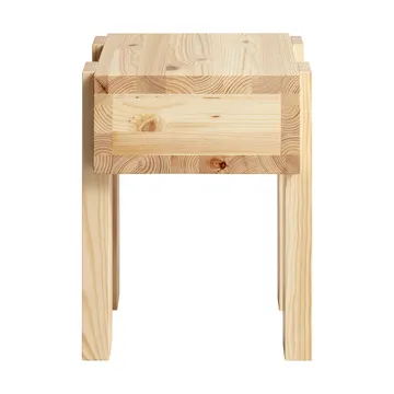 Mesa auxiliar 003 Stilts Side Table - Pino aceitado y encerado mate 40x36x45 cm - Vaarnii