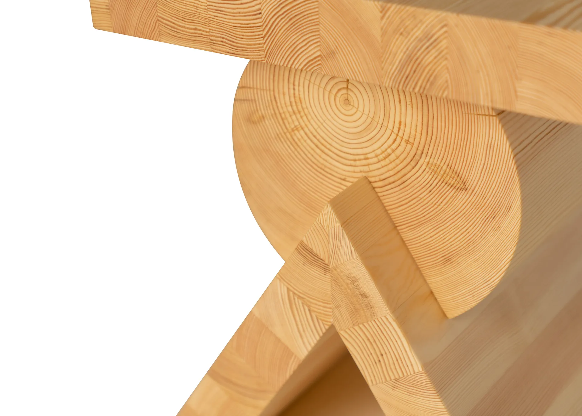 Mesa auxiliar 006 AA Side Table, Pino aceitado y encerado mate, 40x40x45 cm Vaarnii