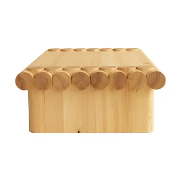 Mesa de centro 004 Coffee Table - Pino aceitado y encerado mate, 120x80x35 cm - Vaarnii