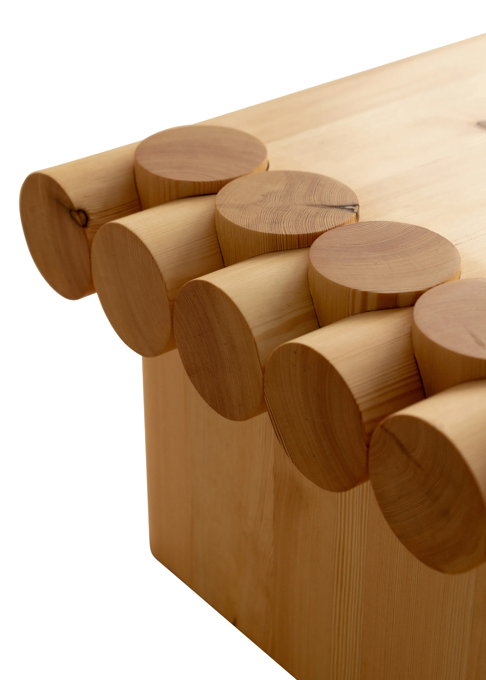 Mesa de centro 004 Coffee Table, Pino aceitado y encerado mate, 120x80x35 cm Vaarnii