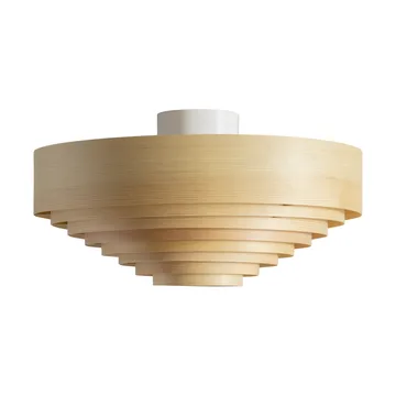 Plafón 1005 Hans Ceiling Light - Pino aceitado y encerado mate, Ø42 cm - Vaarnii