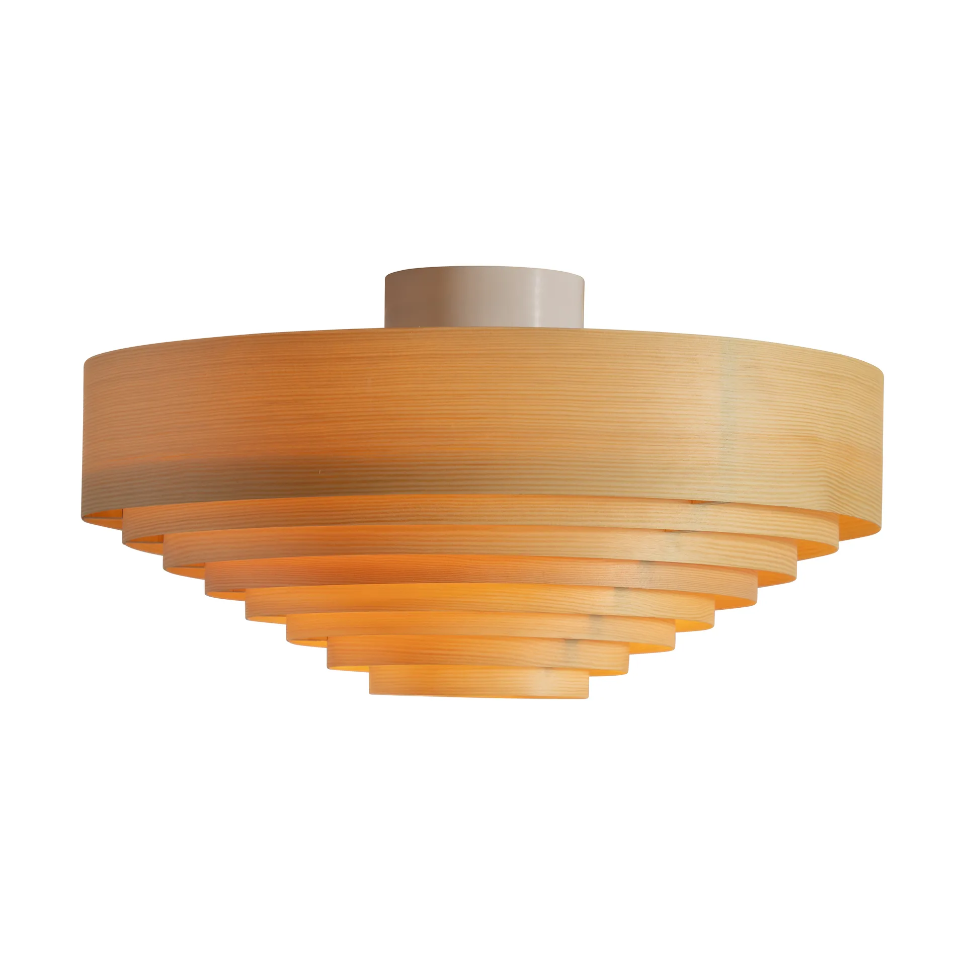 Plafón 1005 Hans Ceiling Light, Pino aceitado y encerado mate, Ø42 cm Vaarnii