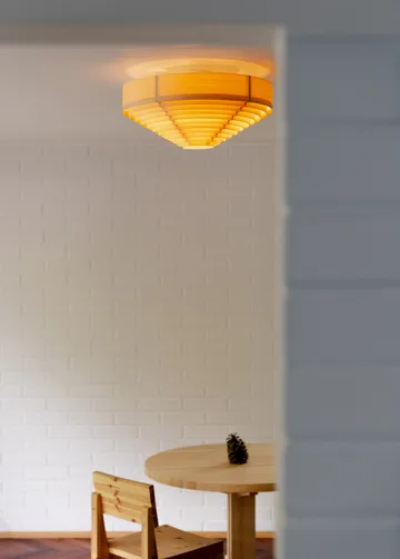 Plafón 1005 Hans Ceiling Light - Pino aceitado y encerado mate, Ø42 cm - Vaarnii