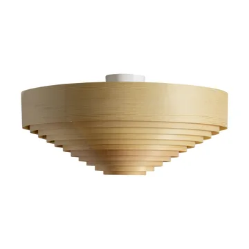 Plafón 1005 Hans Ceiling Light - Pino aceitado y encerado mate, Ø55 cm - Vaarnii