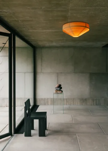 Plafón 1005 Hans Ceiling Light - Pino aceitado y encerado mate, Ø55 cm - Vaarnii