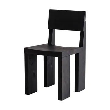 Silla 001 Dining Chair - Pino con tinte negro - Vaarnii