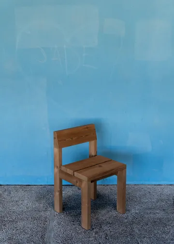 Silla 013 Osa Outdoor Dining Chair - Pino aceitado y encerado mate - Vaarnii