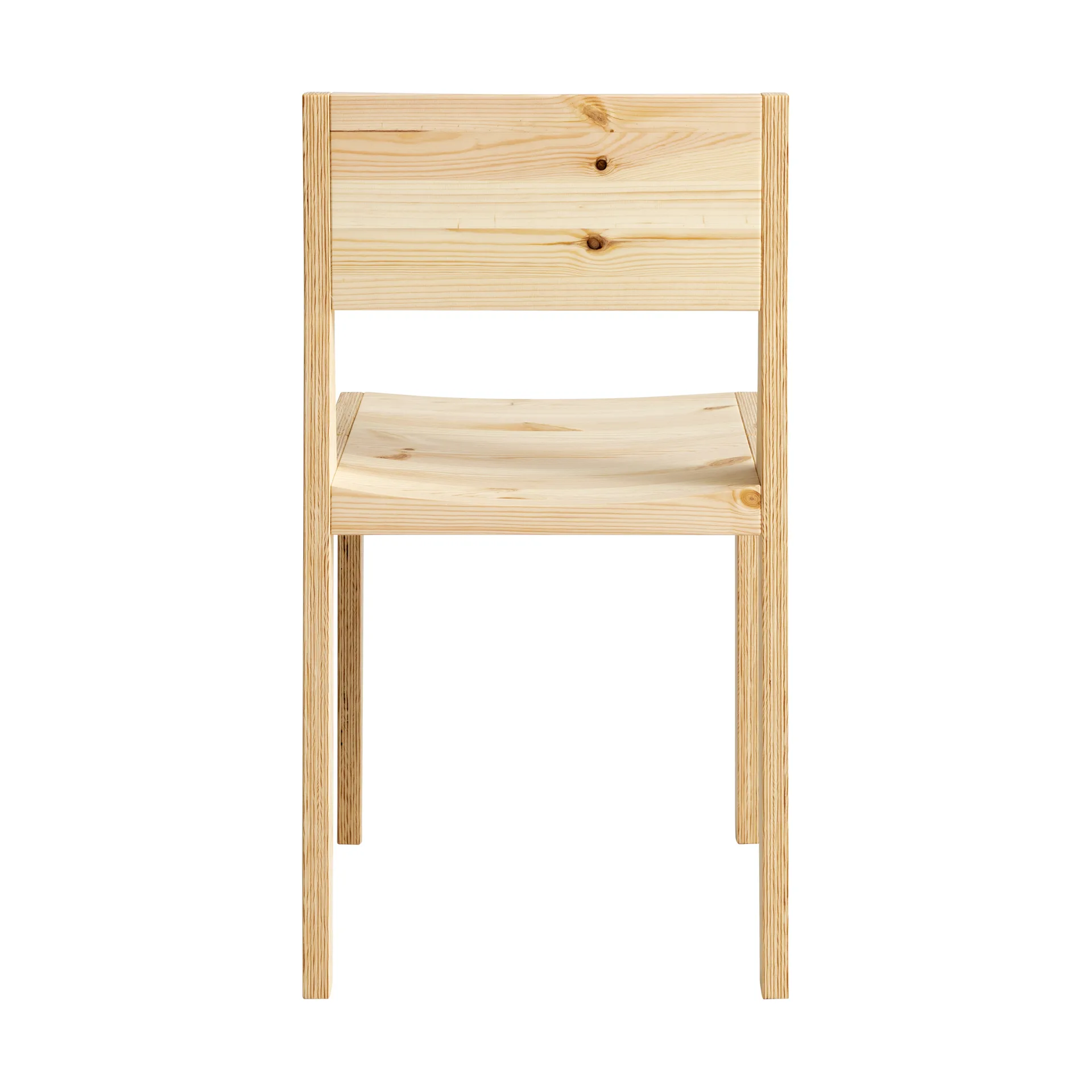 Silla 016 Maasto Dining Chair, Pino aceitado y encerado mate Vaarnii