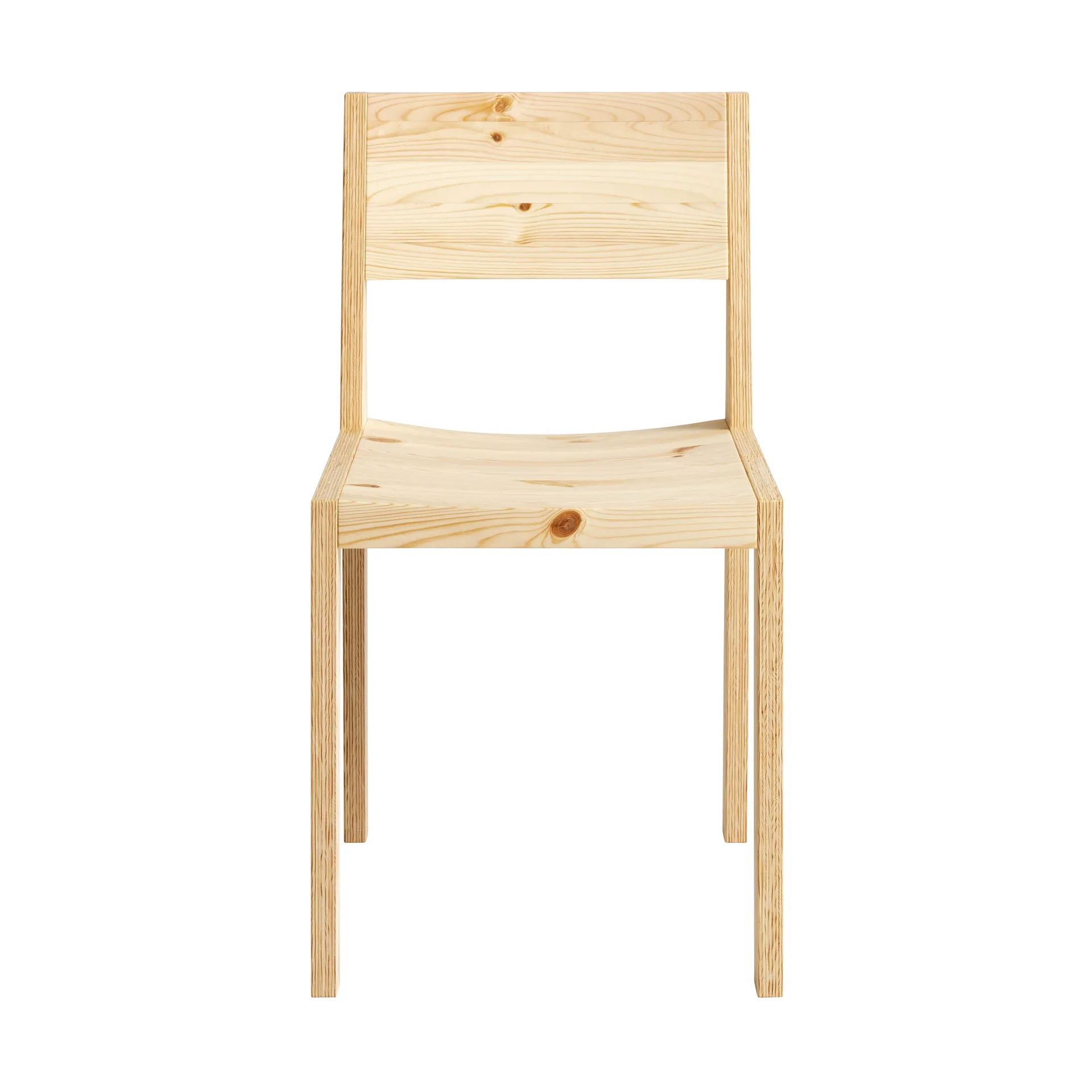 Silla 016 Maasto Dining Chair, Pino aceitado y encerado mate Vaarnii
