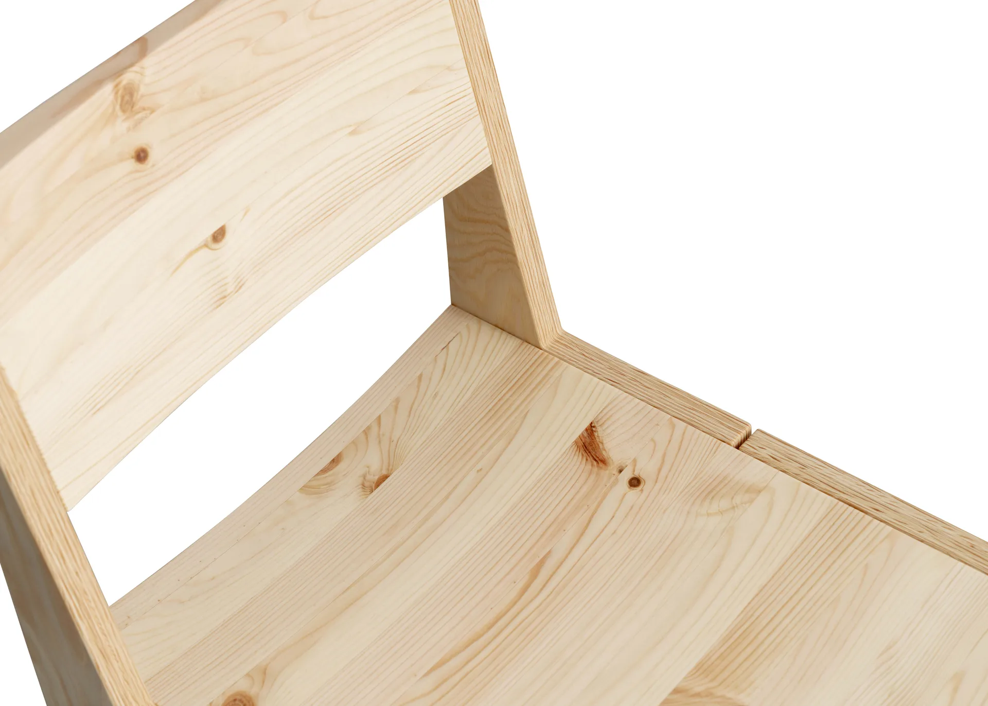 Silla 016 Maasto Dining Chair, Pino aceitado y encerado mate Vaarnii