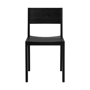 Silla 016 Maasto Dining Chair - Pino tintado en negro - Vaarnii
