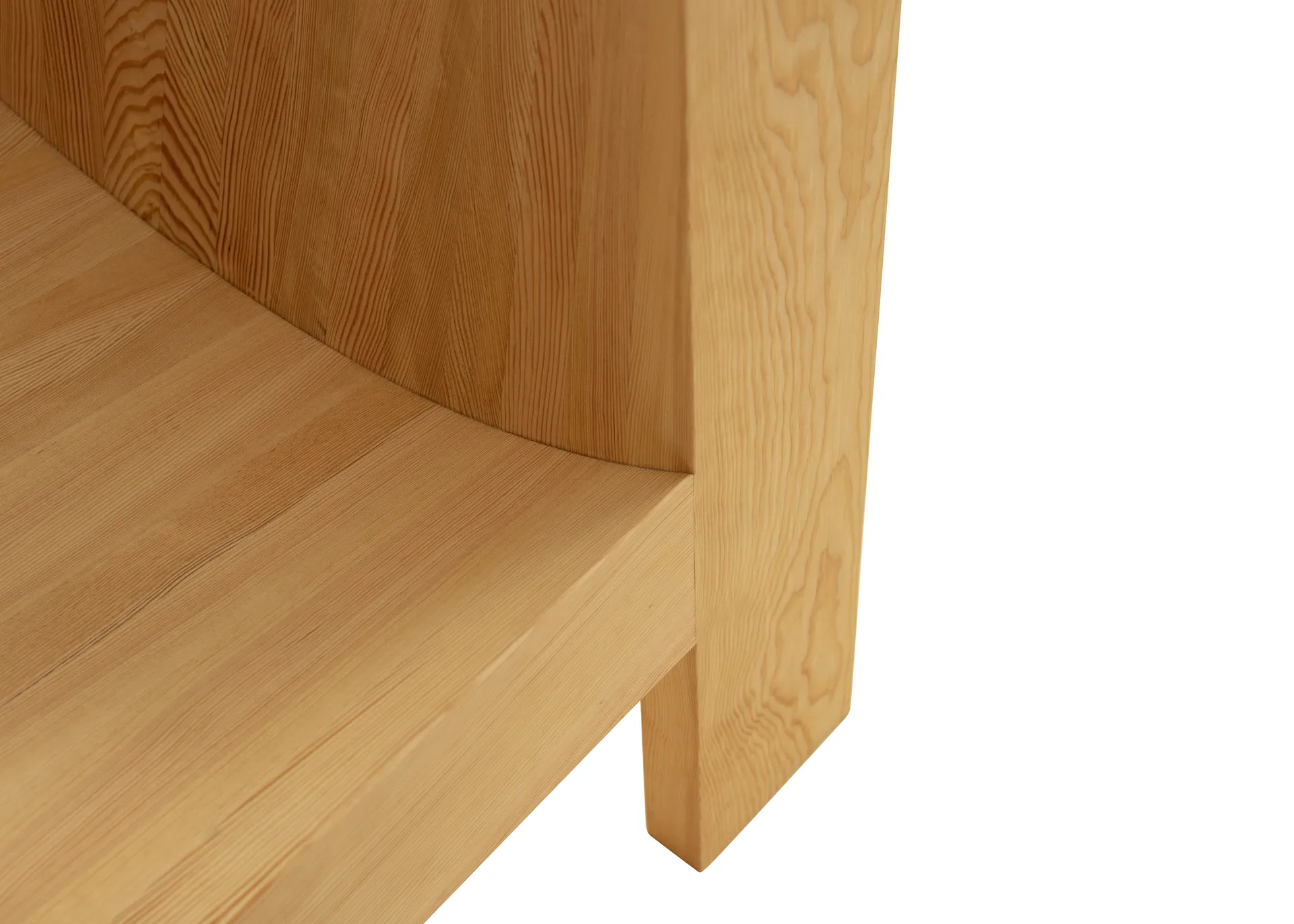 Silla lounge 005 Lounge Chair, Pino aceitado y encerado mate Vaarnii