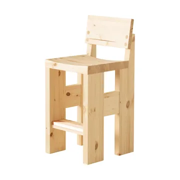 Taburete 001 Bar Stool - Pino aceitado y encerado mate, 65 cm - Vaarnii