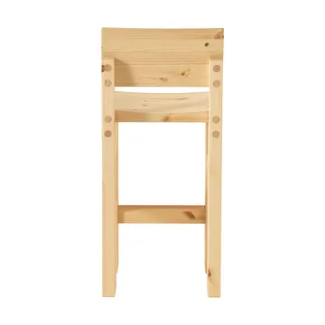 Taburete 001 Bar Stool - Pino aceitado y encerado mate, 65 cm - Vaarnii