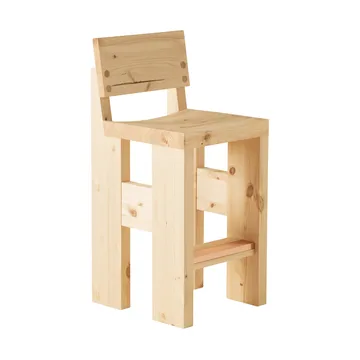 Taburete 001 Bar Stool - Pino aceitado y encerado mate, 65 cm - Vaarnii