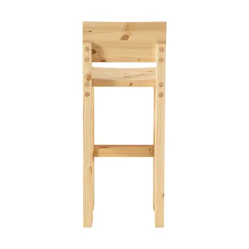 Taburete 001 Bar Stool - Pino aceitado y encerado mate, 75 cm - Vaarnii