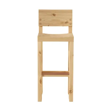 Taburete 001 Bar Stool - Pino aceitado y encerado mate, 75 cm - Vaarnii