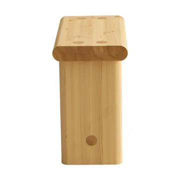 Taburete 002 Ast Stool - Pino aceitado y encerado mate, 55x26x45 cm - Vaarnii