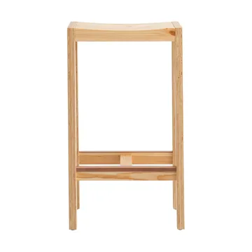 Taburete 016 Maasto Bar Stool - Pino aceitado y encerado mate, 65 cm - Vaarnii