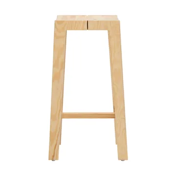 Taburete 016 Maasto Bar Stool - Pino aceitado y encerado mate, 65 cm - Vaarnii