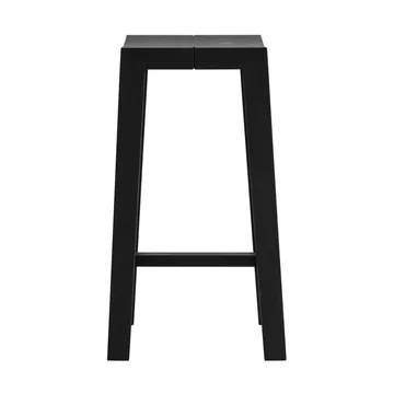 Taburete 016 Maasto Bar Stool - Pino con tinte negro, 65 cm - Vaarnii