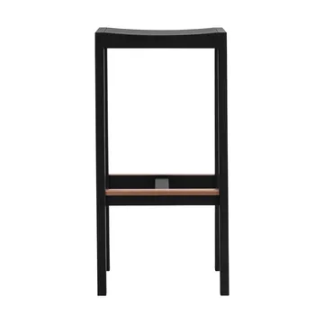 Taburete 016 Maasto Bar Stool - Pino con tinte negro, 75 cm - Vaarnii